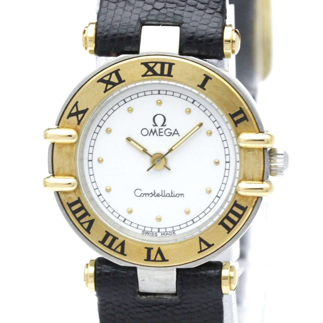 OMEGA Constellation 18K Gold Quartz Ladies Watch 595.1080 Polished