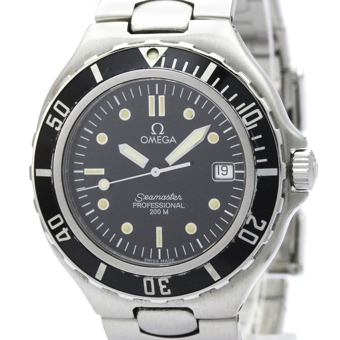 OMEGA Seamaster Professional 200M Quartz Mens Watch 2850.50 Polished: --- Catalog ---Category: SizeCase Diameter: 38mm / 1.5''Category: DesignType: WristwatchStyle: SportGender: MenColor (Dial): BlackMaterial (Band): Stainless steelMaterial (Case): Stainless steelCatego