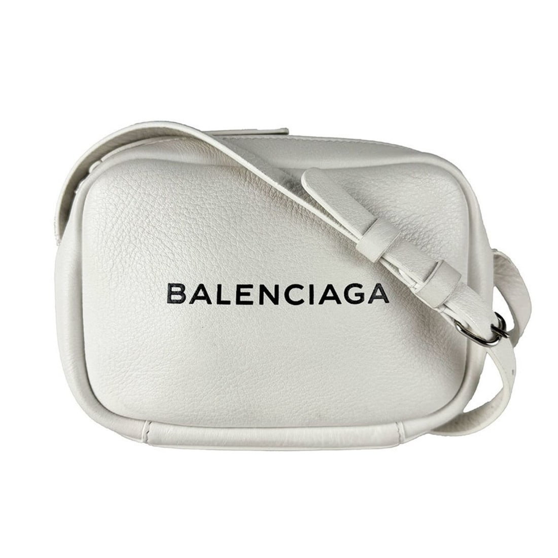 Balenciaga BALENCIAGA Shoulder Bag Everyday Camera XS Leather White Women's 489809 z10800