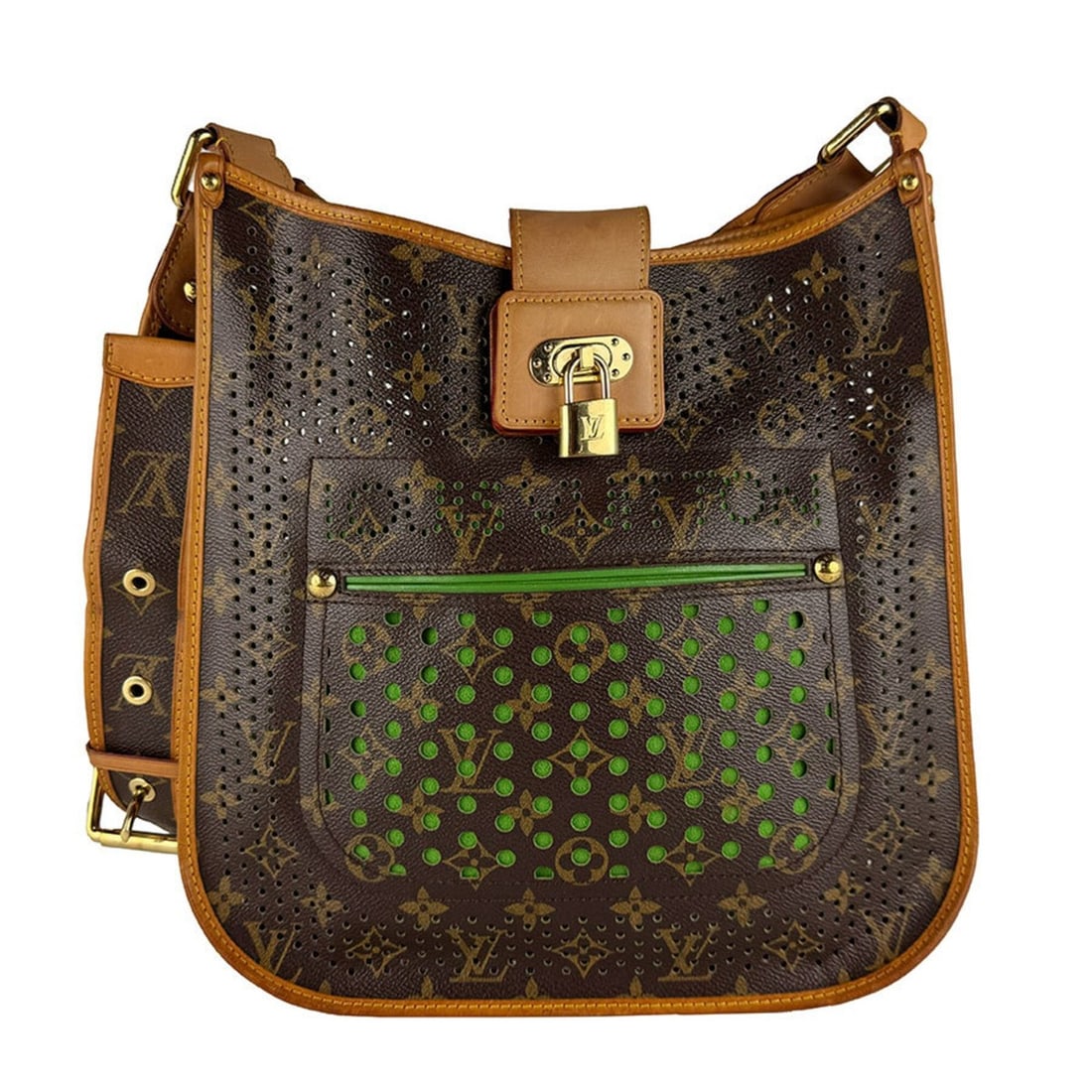 Louis Vuitton LOUIS VUITTON Shoulder Bag Monogram Perfo Musette Canvas Vert Women's M95173 z10793: --- Catalog ---Category: SizeSize (HxWxD): 27cm x 31cm x 8cm / 10.62'' x 12.2'' x 3.14''Category: DesignType: Shoulder bagColor: Monogram, VertGender: WomenMaterial: Monogram Category: GeneralMPN: M95