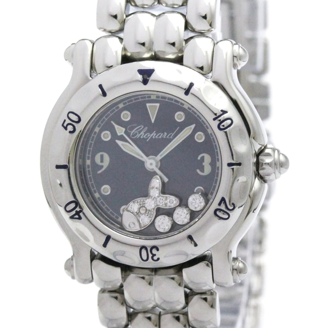 CHOPARD Happy Sport Quartz MOP Steel Quartz Ladies Watch 27/8926 Polished (1 of 10)