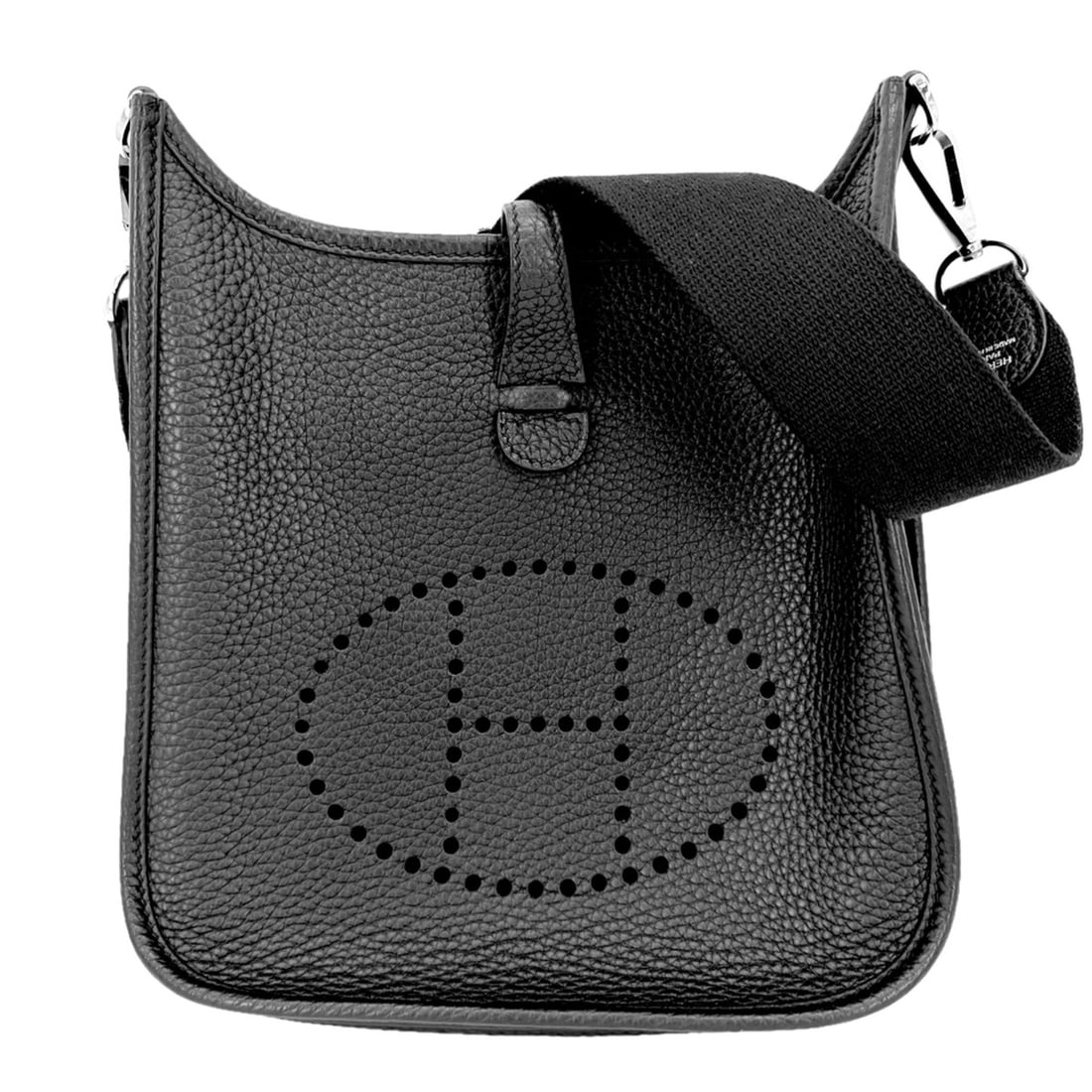 Hermes Evelyne 23 Shoulder Bag for Women, Pouch, Bag, Crossbody HERMES K Stamp, Leather, Black, (1 of 11)