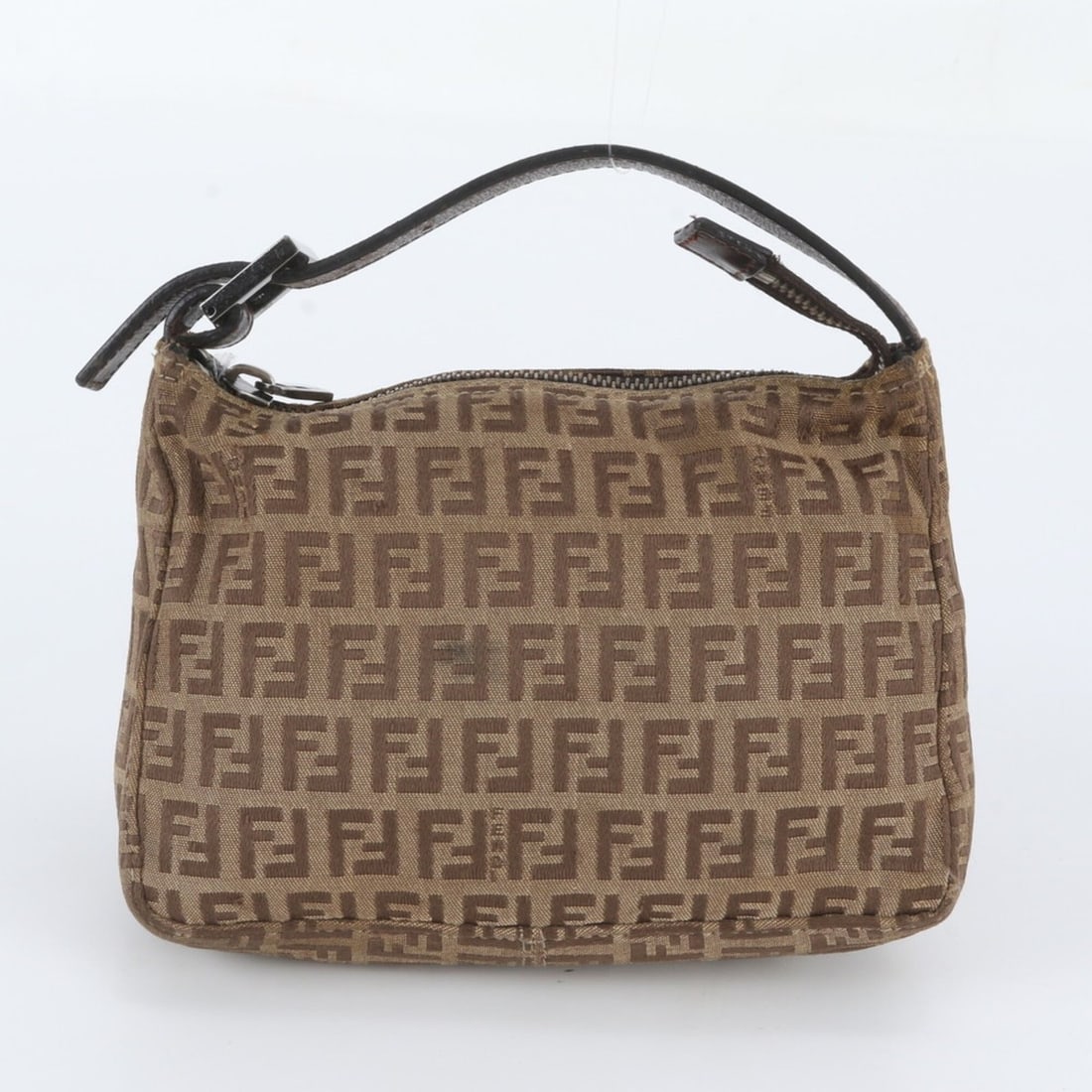 Fendi Zucchino 2415 8N0001 019 Leather Canvas Handbag for Women: --- Catalog ---Category: SizeSize (HxWxD): 13cm x 19cm x 7cm / 5.11'' x 7.48'' x 2.75''Category: DesignType: HandbagColor: BrownGender: WomenMaterial: Leather , Canvas Category: GeneralMPN: 2415 8N000