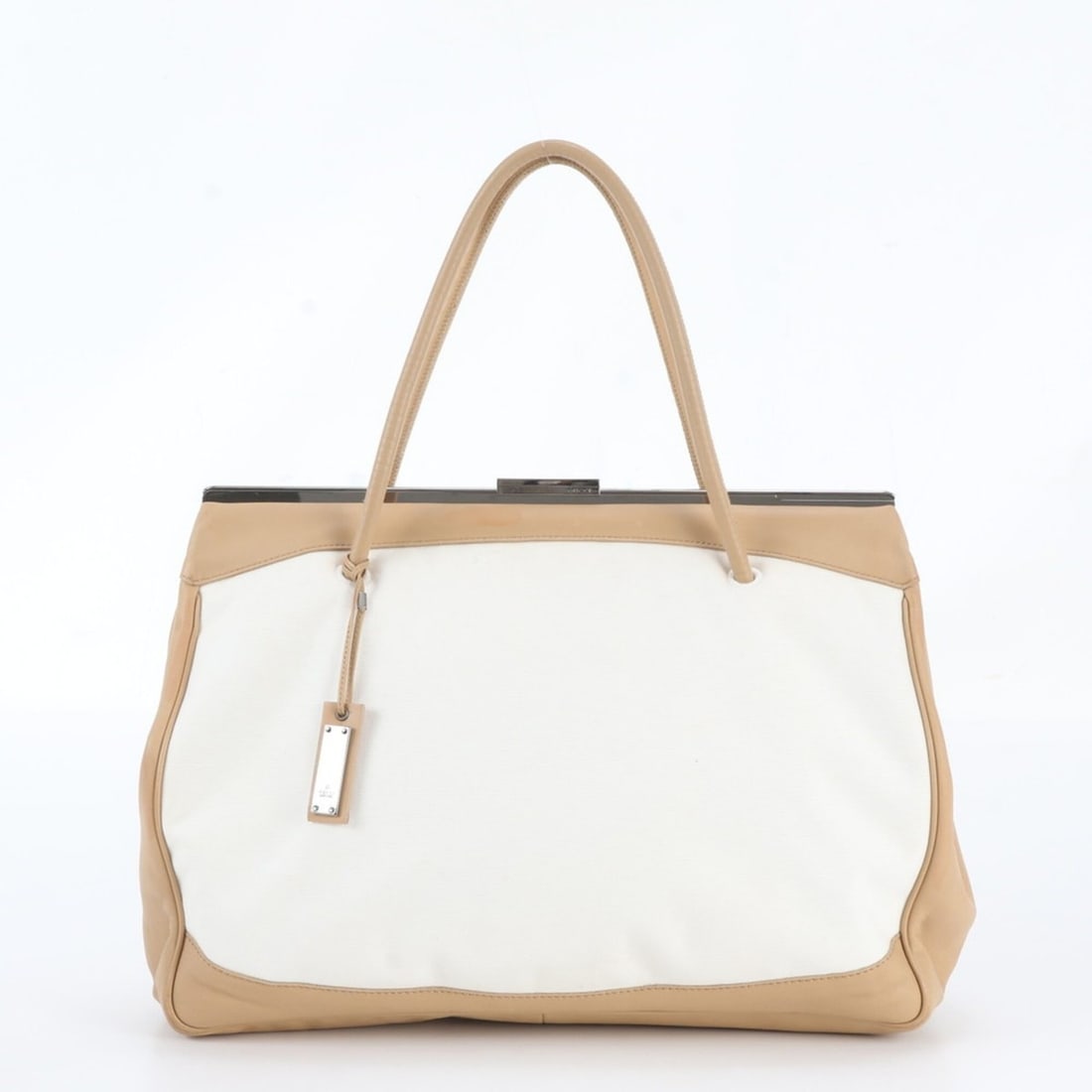 Gucci 92727 Leather Handbag Tote Bag - Brand Name Women's: --- Catalog ---Category: SizeSize (HxWxD): 25cm x 34cm x 8cm / 9.84'' x 13.38'' x 3.14''Category: DesignType: Handbag, Tote bagColor: Beige, WhiteGender: WomenMaterial: Leather Category: GeneralMPN: 9