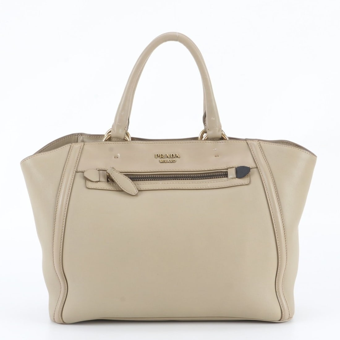 Prada Leather Tote Bag, Shoulder Handbag - Brand Name Women's