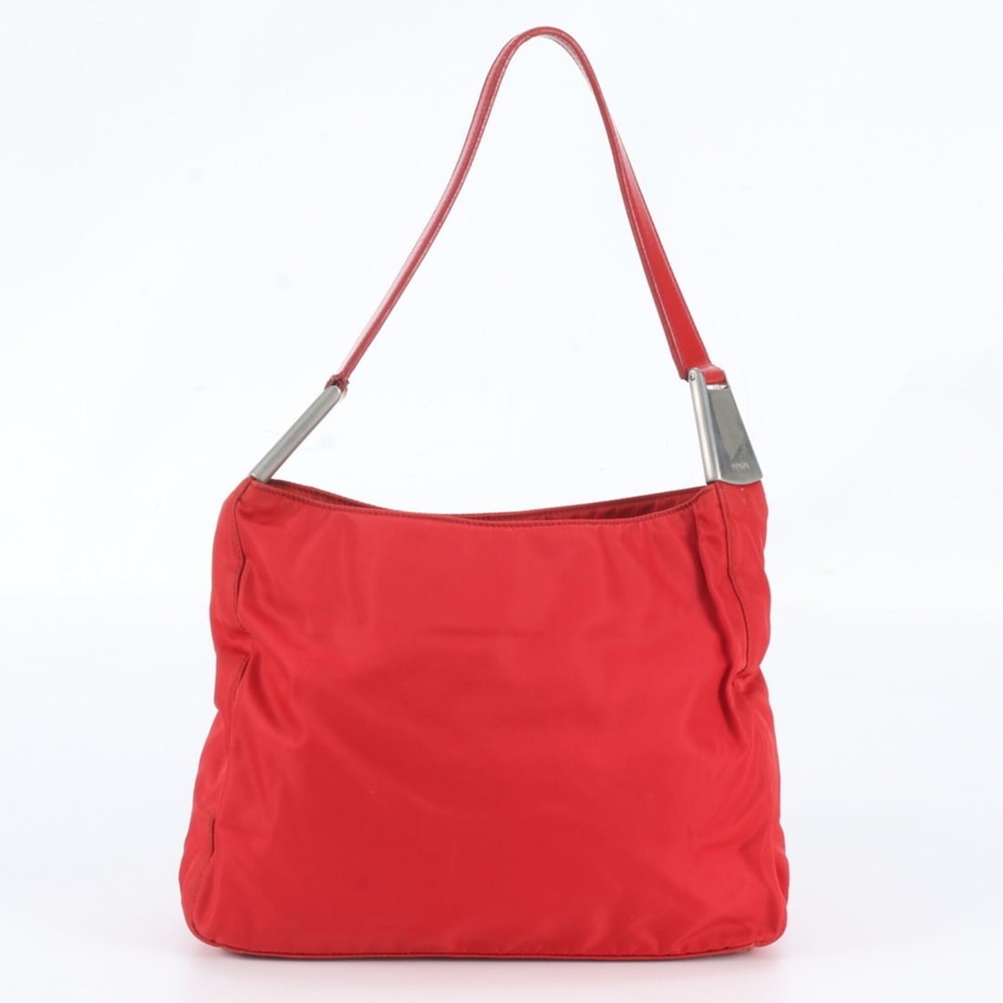 Prada Tessuto Nylon Leather Shoulder Bag Handbag - Brand Name Women's: --- Catalog ---Category: SizeSize (HxWxD): 21cm x 25cm x 10cm / 8.26'' x 9.84'' x 3.93''Category: DesignType: Handbag, Shoulder bagColor: Red colorGender: WomenMaterial: Leather , Nylon Category: Gene