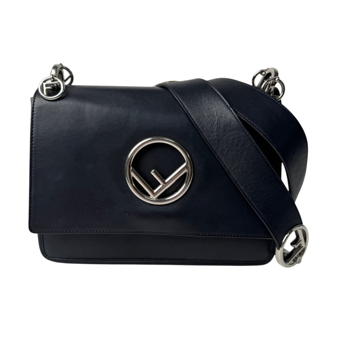 Fendi FENDI Kanai F 2-way Shoulder Bag 8BT284 Women's: --- Catalog ---Category: SizeSize (HxWxD): 19cm x 25cm x 5cm / 7.48'' x 9.84'' x 1.96''Category: DesignType: Shoulder bagColor: BlackGender: WomenMaterial: Leather Category: GeneralBrand: Fendi--- Ite