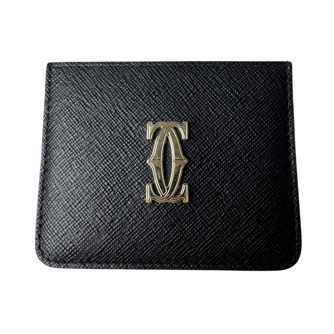 Cartier C de business card holder/card case for women: --- Catalog ---Category: DesignType: Card caseColor: BlackGender: WomenMaterial: Leather Category: GeneralBrand: CartierCategory: Physical PropertiesSize (HxWxD): 8cm x 10cm / 3.14'' x 3.93''--- Item 