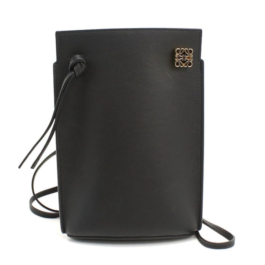 LOEWE shoulder bag C630R12X01 Dice Pocket Anagram Women's Black: --- Catalog ---Category: SizeSize (HxWxD): 20.5cm x 13cm x 4.5cm / 8.07'' x 5.11'' x 1.77''Category: DesignType: Shoulder bagColor: BlackGender: WomenMaterial: Leather Hardware Color: GoldLeather/Fur 