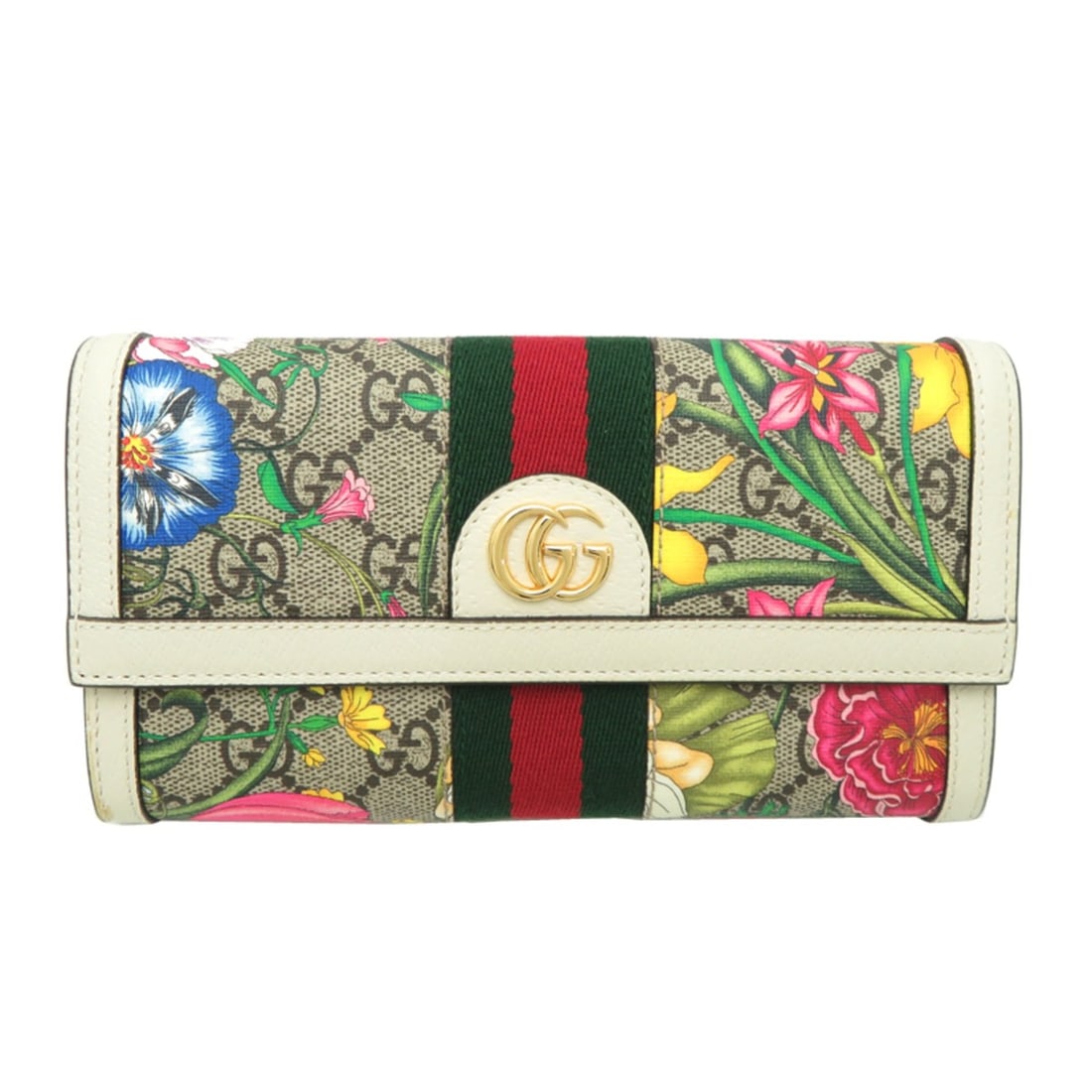 Gucci Ophidia Wallet Women's Long 523153 GG Floral: --- Catalog ---Category: SizeSize (HxWxD): 10cm x 18.5cm x 3cm / 3.93'' x 7.28'' x 1.18''Category: DesignType: Long wallet (bi-fold)Gender: WomenMaterial: PVC , Leather Category: GeneralMPN: 523153Bra