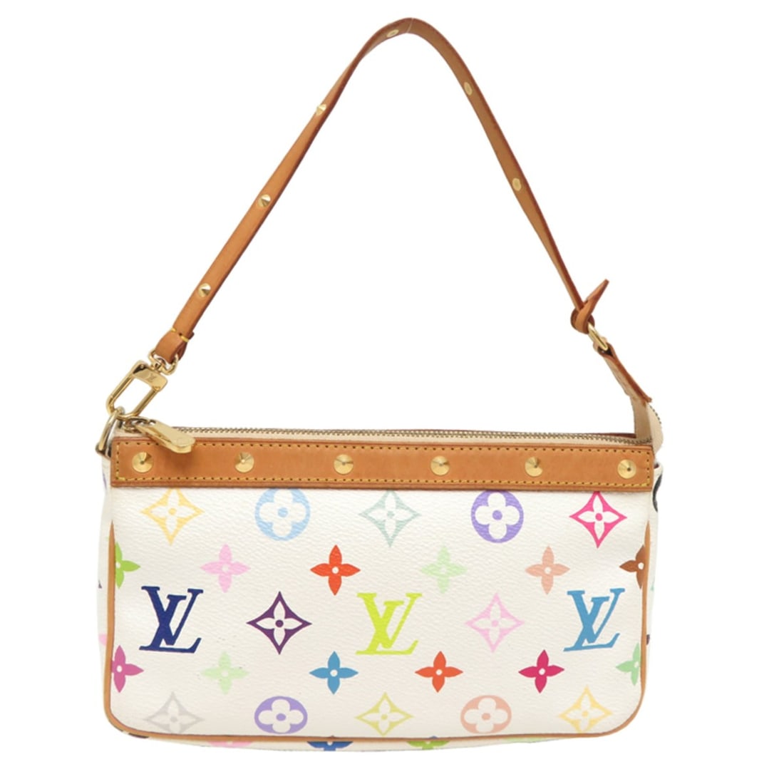 Louis Vuitton Pochette Accessoires Women's Pouch M92649 (Discontinued) Monogram Multicolor White: --- Catalog ---Category: SizeSize (HxWxD): 11.5cm x 21cm x 4.5cm / 4.52'' x 8.26'' x 1.77''Category: DesignType: PouchColor: WhiteGender: WomenMaterial: Monogram Multicolore Category: GeneralMPN: M926