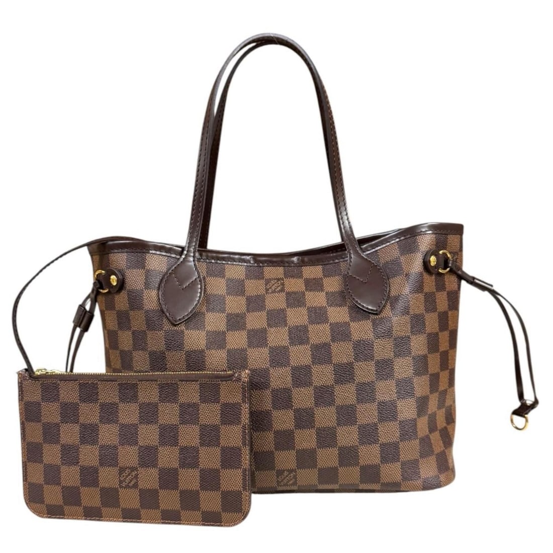 Louis Vuitton Neverfull PM Damier Tote Bag, Canvas N41359, Brown, Women's, LOUIS VUITTON, Used: --- Catalog ---Category: SizeSize (HxWxD): 22cm x 28.5cm x 13cm / 8.66'' x 11.22'' x 5.11''Category: DesignType: Pouch, Tote bagColor: BrownGender: WomenMaterial: Damier Canvas Category: GeneralLine: 