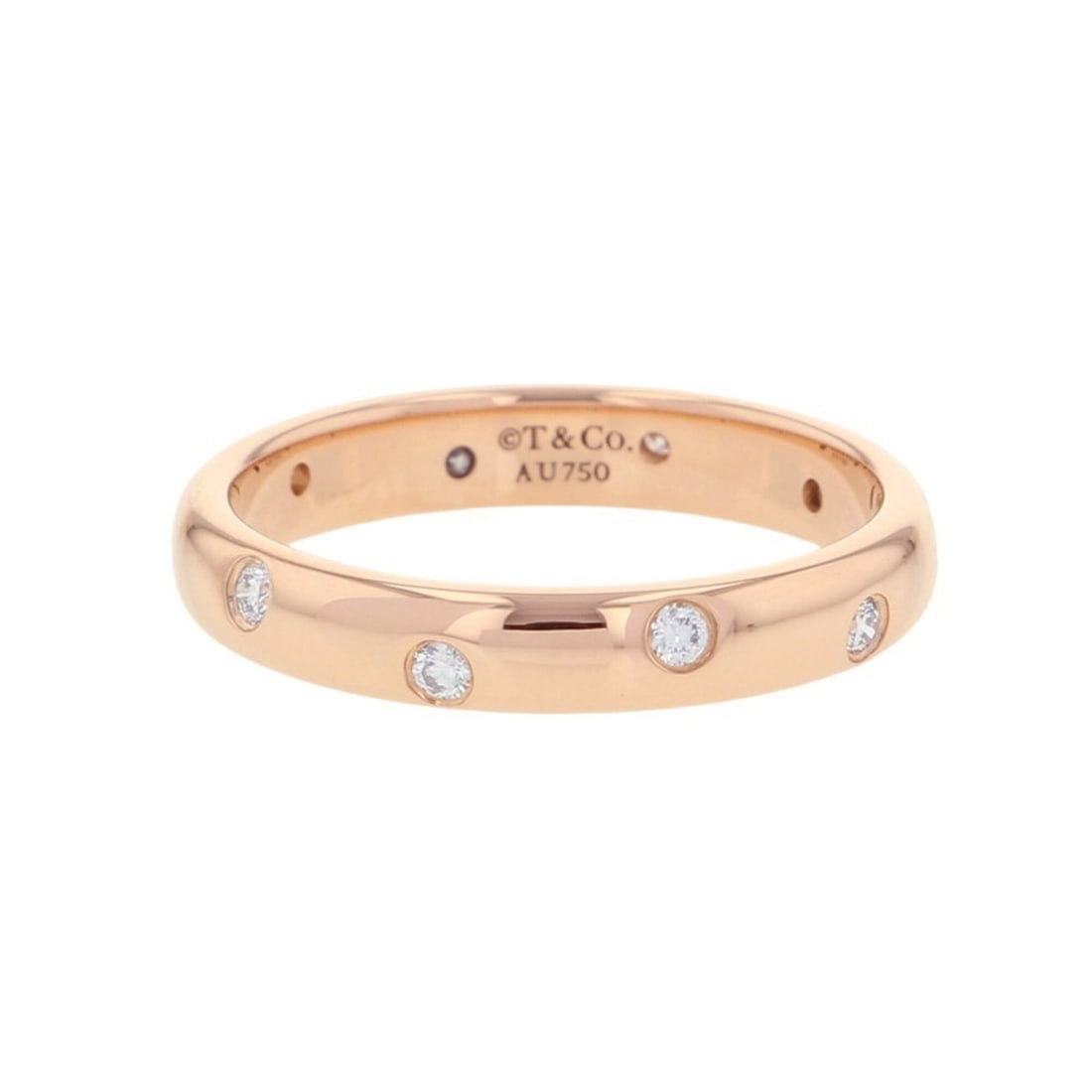 Tiffany & Co. Dots Diamond Ring, 10P, 18K Pink Gold, Ring Size Approx.: --- Catalog ---Category: SizeJP Size: 6US Size: 3.5Category: DesignType: Band ringStone: DiamondGender: WomenMaterial: Pink gold (18K)Category: GeneralBrand: Tiffany--- Item List ---Section: Condition