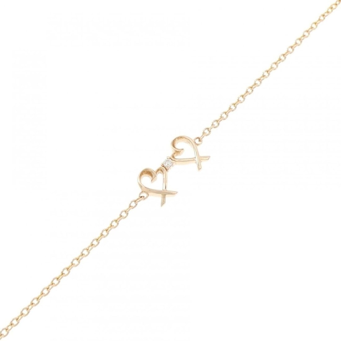 Tiffany Double Loving Heart Bracelet: --- Catalog ---Category: SizeLength: 16.5cm / 6.49''Category: DesignType: Charm braceletGender: WomenMaterial: Pink gold (18K)Category: GeneralBrand: Tiffany--- Item List ---Section: