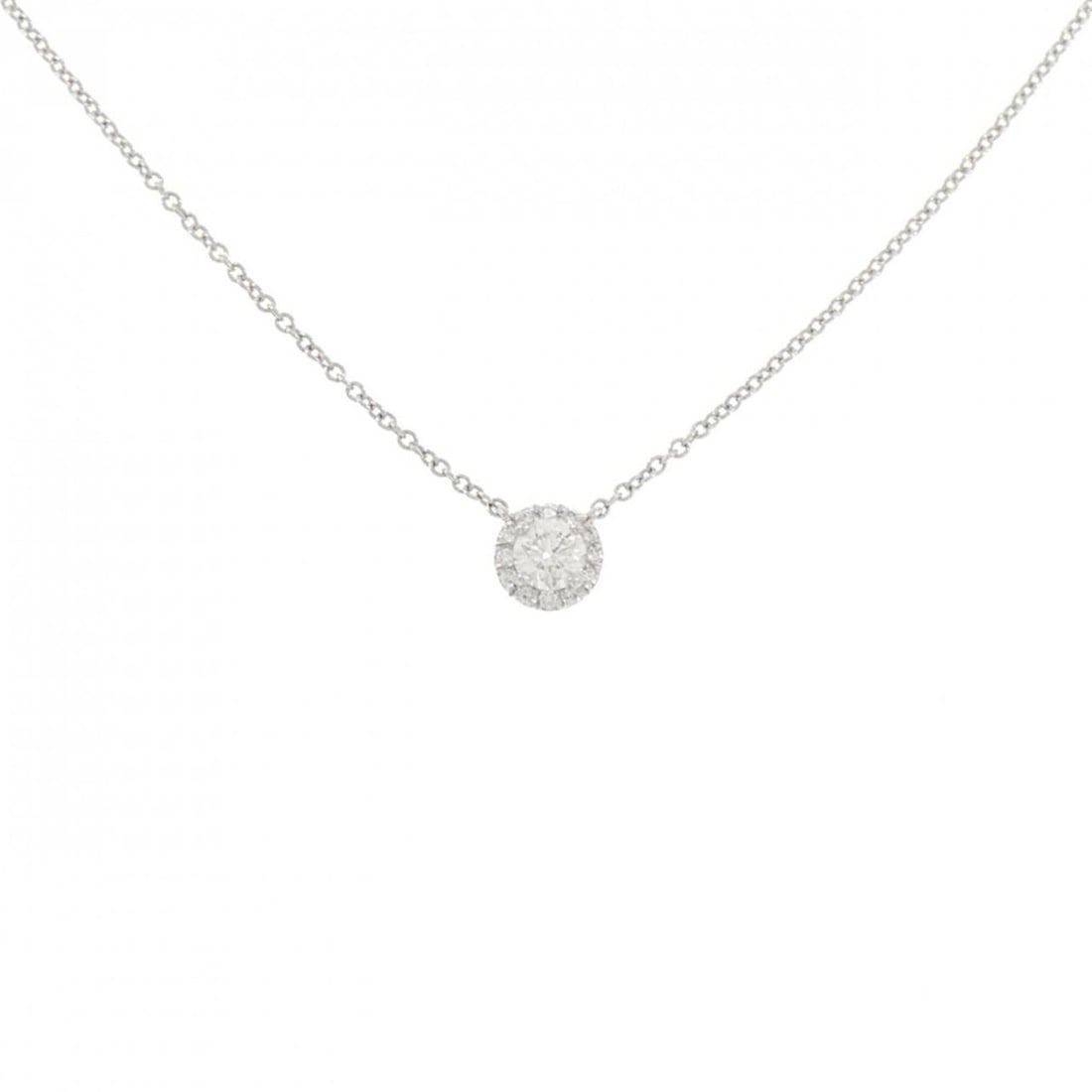 Tiffany & Co. Diamond Necklace 0.19CT J SI1 3EXT: --- Catalog ---Category: SizePendant Size: 5.7mm x 5.7mm / 0.22'' x 0.22''Neck Circumference: 41 cm / 16.14''Category: DesignGender: WomenMaterial: Platinum 950Pendant Type: PendantNecklace Type: