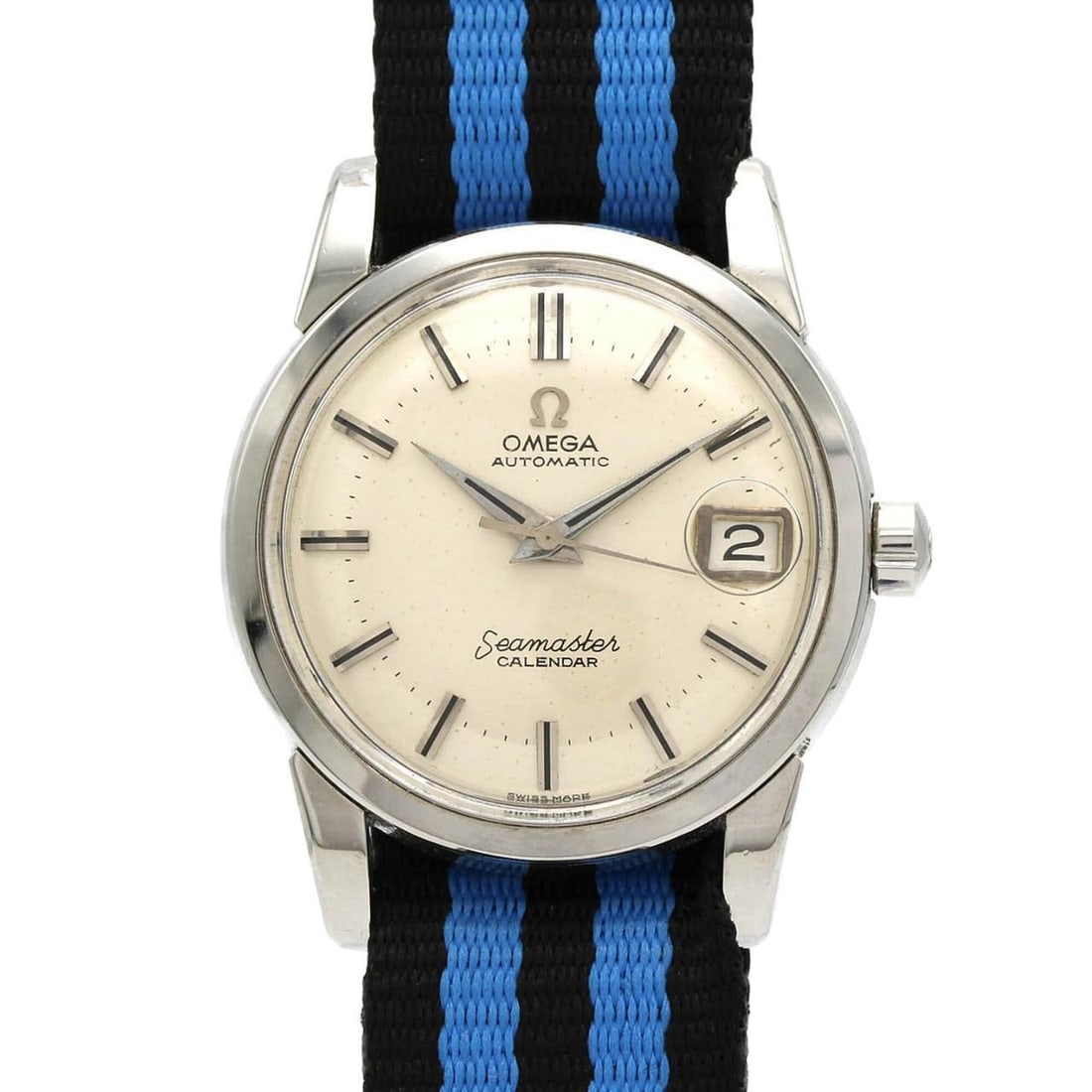 Omega Seamaster Calendar Stainless Steel Automatic Watch