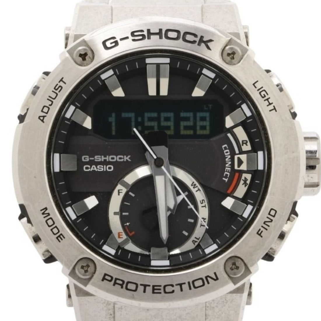 CASIO G-SHOCK G-STEEL GST-B200 Series GST-B200D-1AJF Watch, Black/Silver, Resin/SS/Metal, Men's