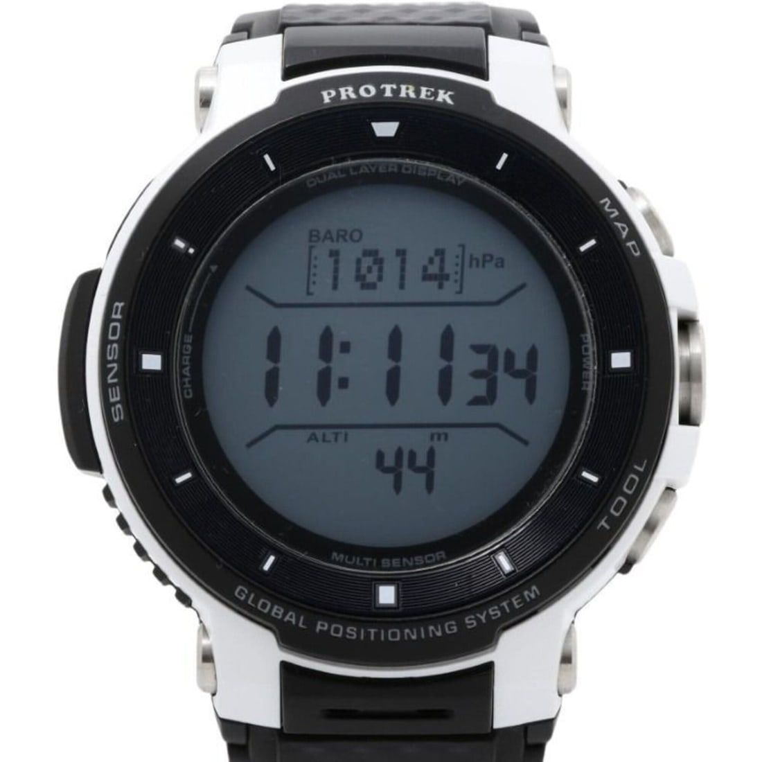 CASIO PRO TREK Smart WSD-F30-BK Black Stainless Steel Resin Men's Digital Watch