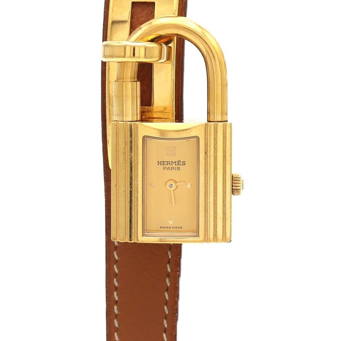 Hermes Kelly GP Quartz Watch: --- Catalog ---Category: SizeCase Diameter: 20mm / 0.79''Category: DesignType: WristwatchGender: WomenColor (Dial): GoldMaterial (Case): Gold platedCategory: GeneralBrand: HermesCategory: MovementMove