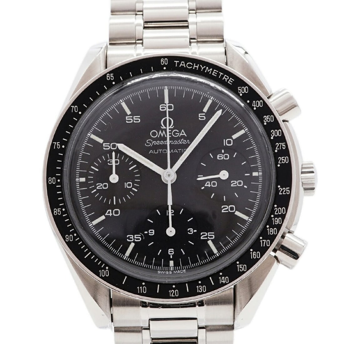 Omega Speedmaster 3510.50 Black Dial Men's Watch: --- Catalog ---Category: SizeWrist Size: 17cm / 6.69''Case Diameter: 39mm / 1.54''Category: DesignType: WristwatchGender: MenColor (Dial): BlackMaterial (Band): Stainless steelCategory: GeneralMPN: 35