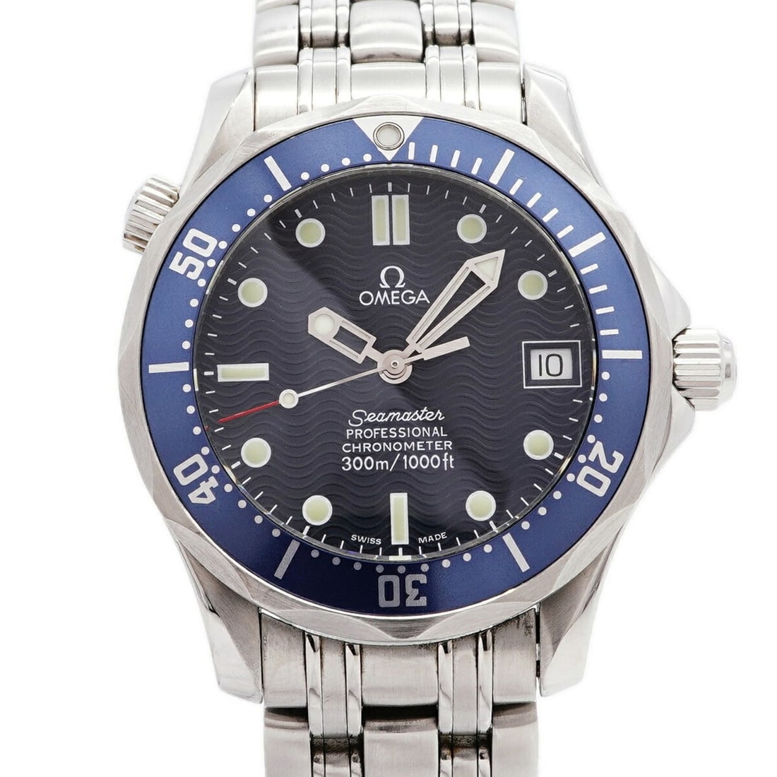 Omega Seamaster Diver 300M 2551.80 Blue Dial Watch (Boys' Size)