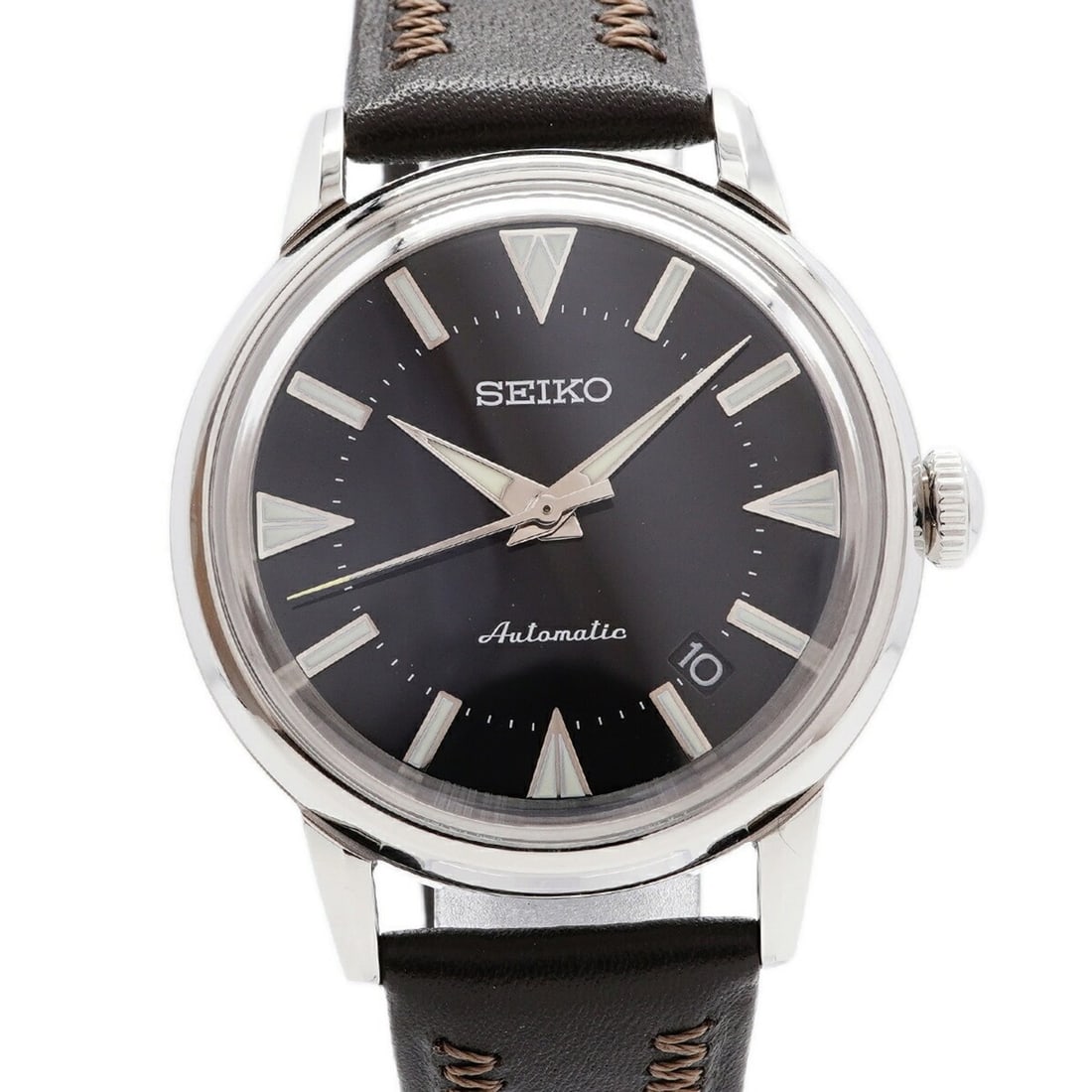 Seiko Prospex 1959 First Alpinist Reissue SBEN001 6L35-00E0 Black Dial Men's Watch: --- Catalog ---Category: SizeWrist Size: 20cm / 7.87''Case Diameter: 36.5mm / 1.44''Category: DesignType: WristwatchGender: MenColor (Dial): BlackMaterial (Band): LeatherCategory: GeneralMPN: SBEN001/