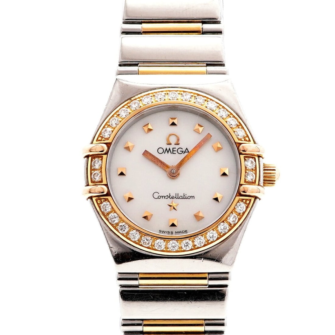 Omega Constellation My Choice Mini 1368.71 White Dial Women's Watch (1 of 11)