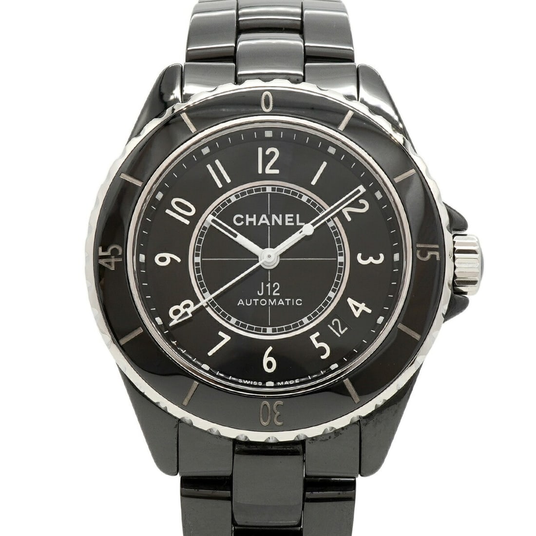 Chanel J12 H5697 Black Dial Men's Watch