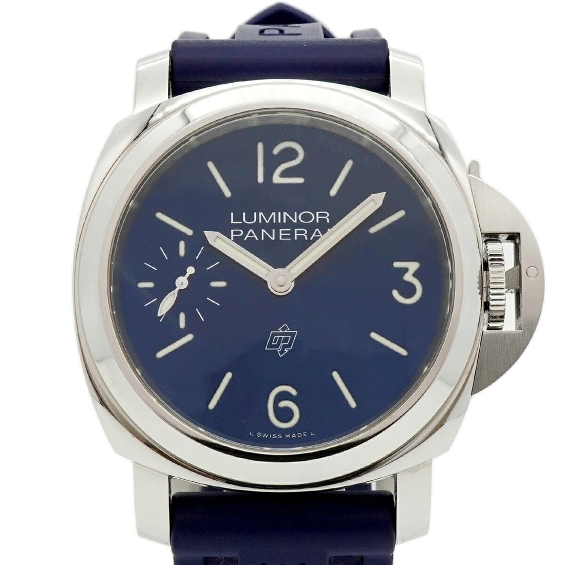 Officine Panerai Luminor Blue Mare PAM01085 Dial Men's Watch: --- Catalog ---Category: SizeWrist Size: 20.5cm / 8.07''Case Diameter: 43.5mm / 1.71''Category: DesignType: WristwatchGender: MenColor (Dial): BlueMaterial (Band): RubberCategory: GeneralMPN: PAM01085
