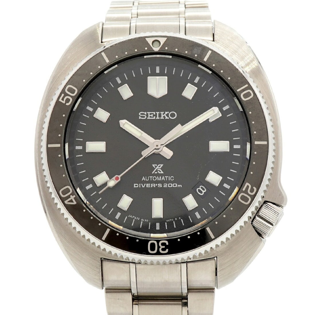 Seiko Prospex 1970 Mechanical Divers SBDX047 8L35-01G0 Gray Dial Men's Watch: --- Catalog ---Category: SizeWrist Size: 17cm / 6.69''Case Diameter: 44mm / 1.73''Category: DesignType: WristwatchGender: MenColor (Dial): GrayMaterial (Band): Stainless steelCategory: GeneralMPN: SBD