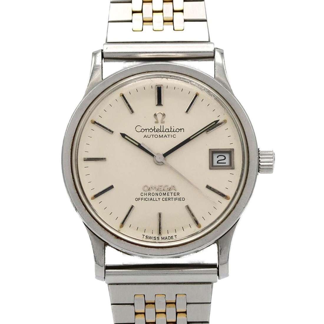 Omega Constellation Chronometer Stainless Steel Automatic Watch: --- Catalog ---Category: SizeCase Diameter: 33mm / 1.3''Category: DesignType: WristwatchGender: MenColor (Dial): SilverMaterial (Band): Stainless steelMaterial (Case): Stainless steelCategory: