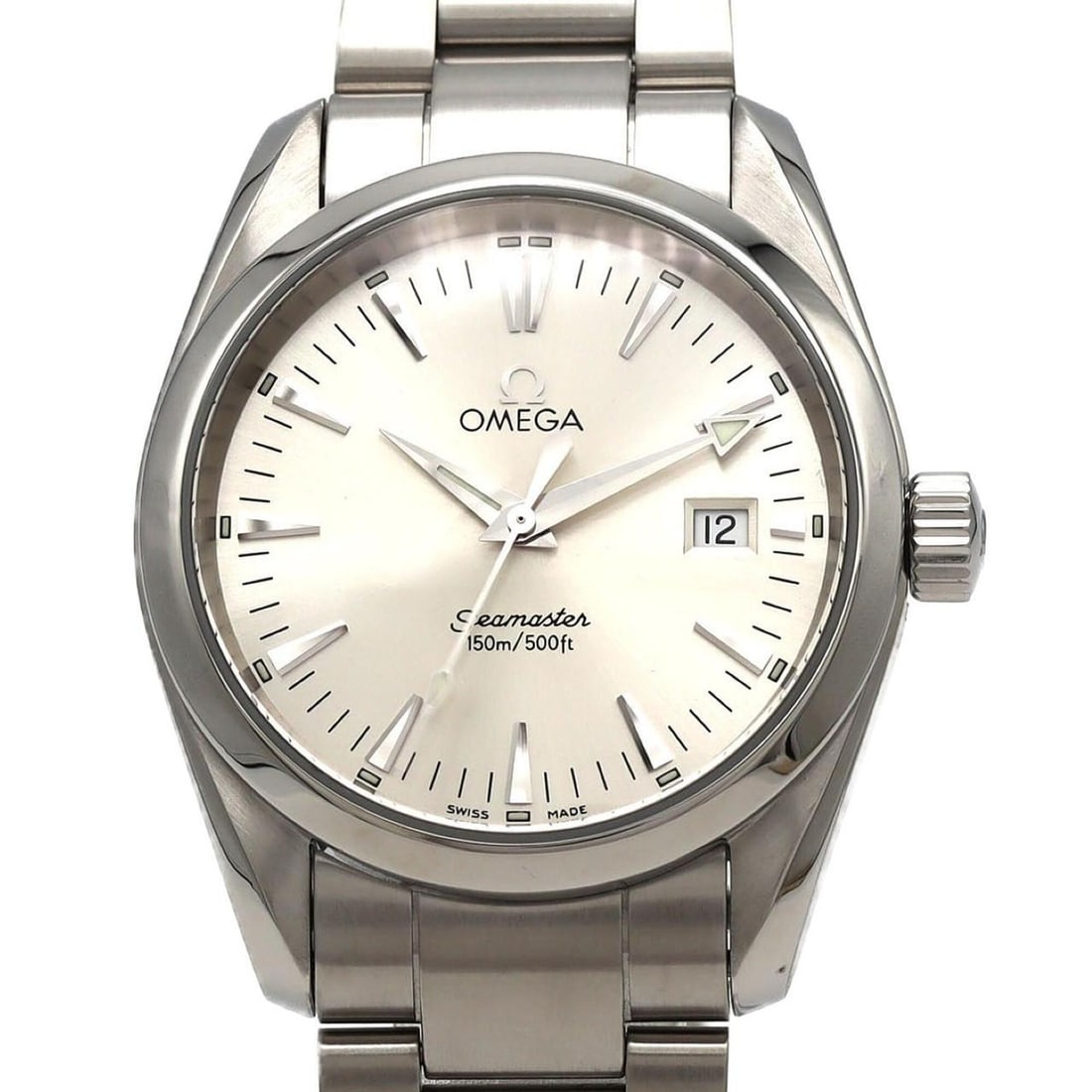 Omega Seamaster Aqua Terra 2518.30 SS Quartz Watch: --- Catalog ---Category: SizeWrist Size: 19.5cm / 7.67''Case Diameter: 36mm / 1.42''Category: DesignType: WristwatchGender: MenColor (Dial): SilverMaterial (Band): Stainless steelMaterial (Case):
