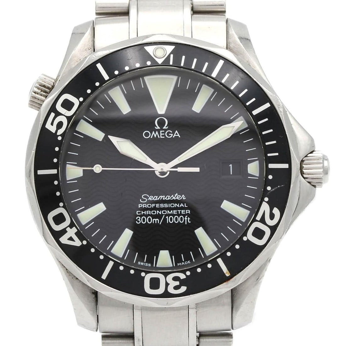 Omega Seamaster Professional 2254.50 Stainless Steel Automatic Watch: --- Catalog ---Category: SizeWrist Size: 17cm / 6.69''Case Diameter: 41mm / 1.61''Category: DesignType: WristwatchGender: MenColor (Dial): BlackMaterial (Band): Stainless steelMaterial (Case):