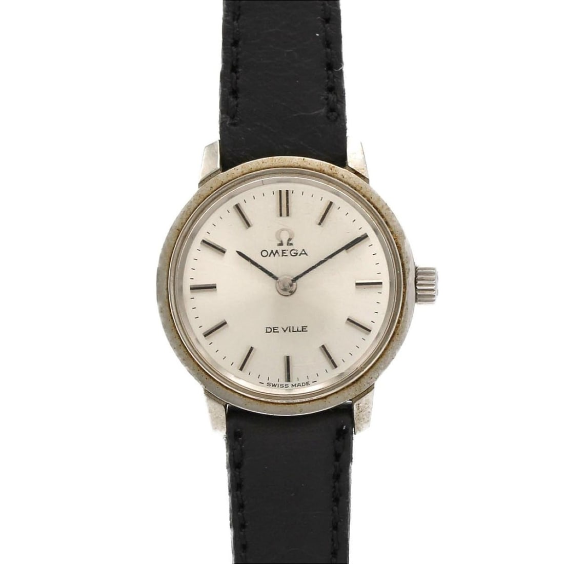 Omega De Ville Stainless Steel Watch, Manual Winding: --- Catalog ---Category: SizeCase Diameter: 22.5mm / 0.89''Category: DesignType: WristwatchGender: WomenColor (Dial): SilverMaterial (Case): Stainless steelCategory: GeneralBrand: OmegaCategory: Movem