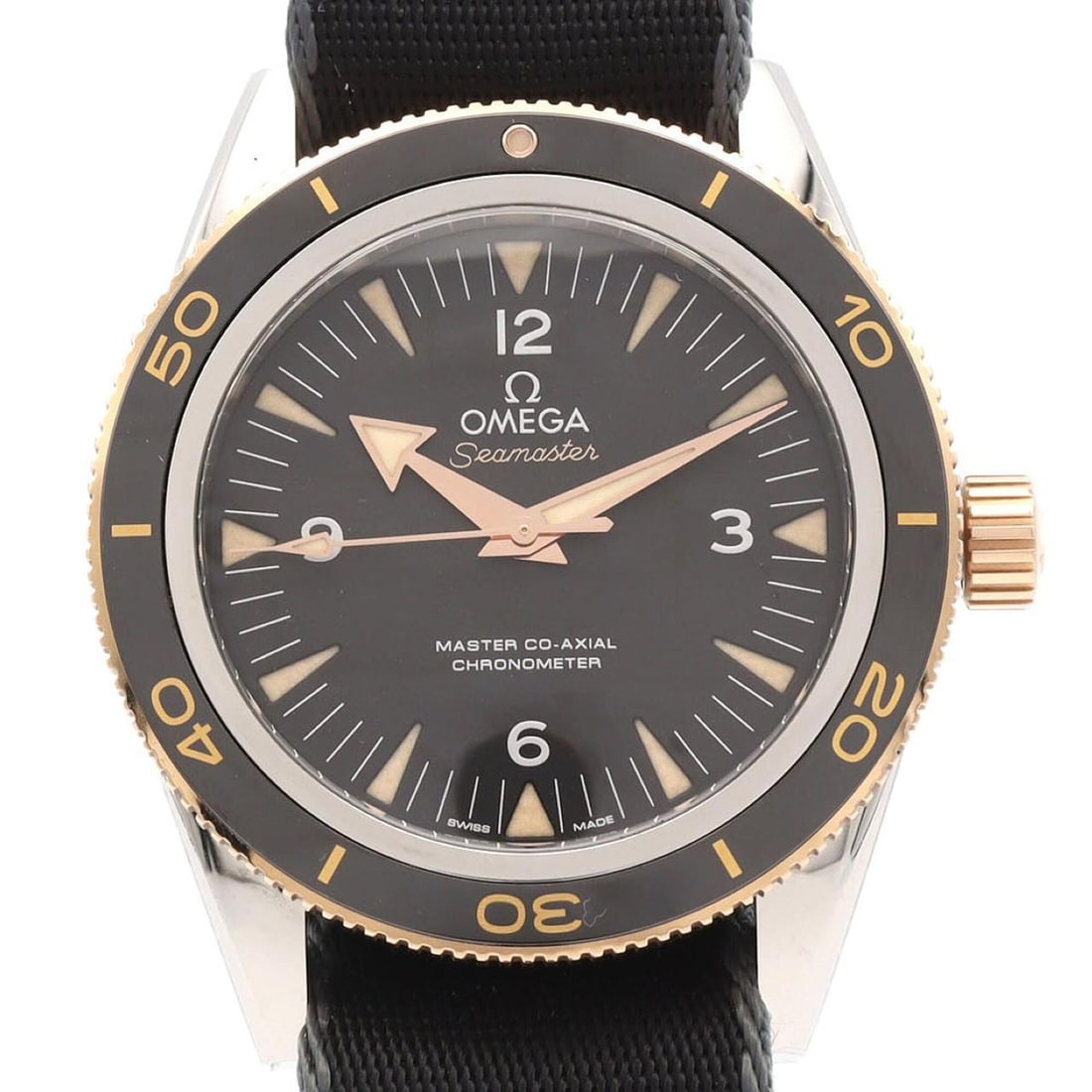 Omega Seamaster 300 PG Combination 233.20.41.21.10.001 SSxPG Automatic Watch: --- Catalog ---Category: SizeCase Diameter: 41mm / 1.61''Category: DesignType: WristwatchGender: MenColor (Dial): BlackMaterial (Case): Pink gold, Stainless steelCategory: GeneralMPN: 233.20.41.21.10.