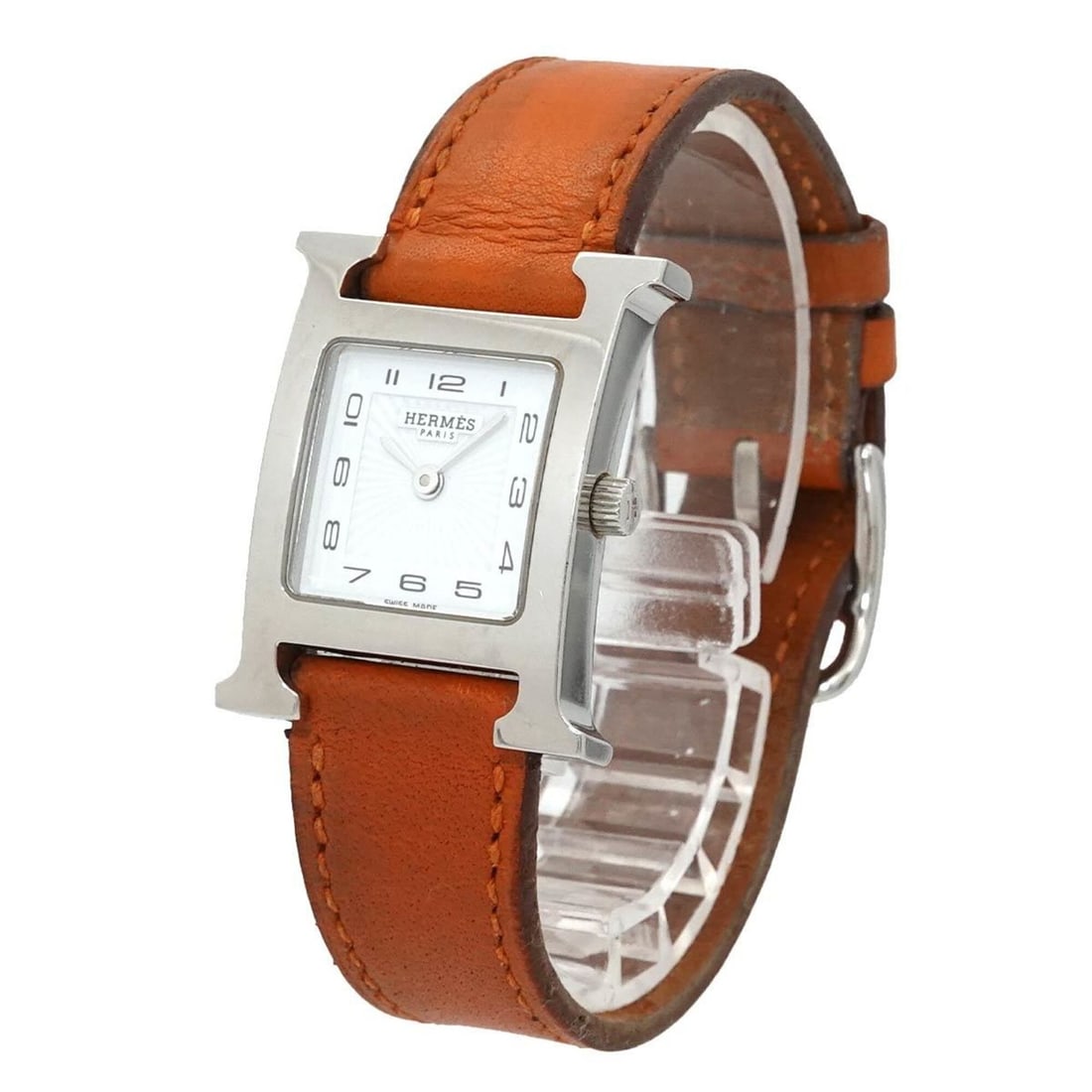 Hermes H-Watch HH1 210 Women's Watch White Quartz H (1 of 17)
