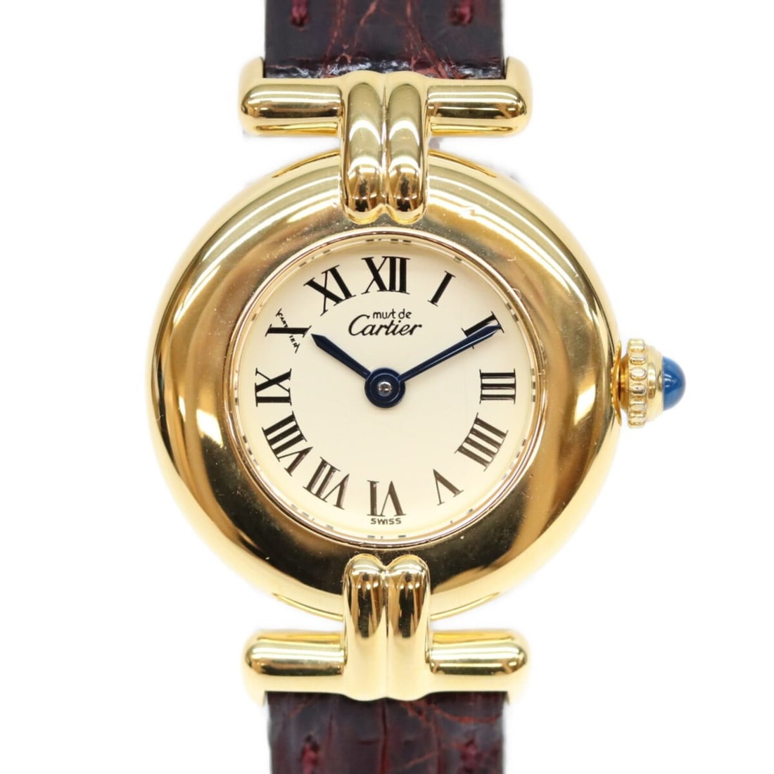 Cartier Must Colisée SM Vermeil Quartz Watch, Gold with Ivory Dial, Ladies (1 of 11)