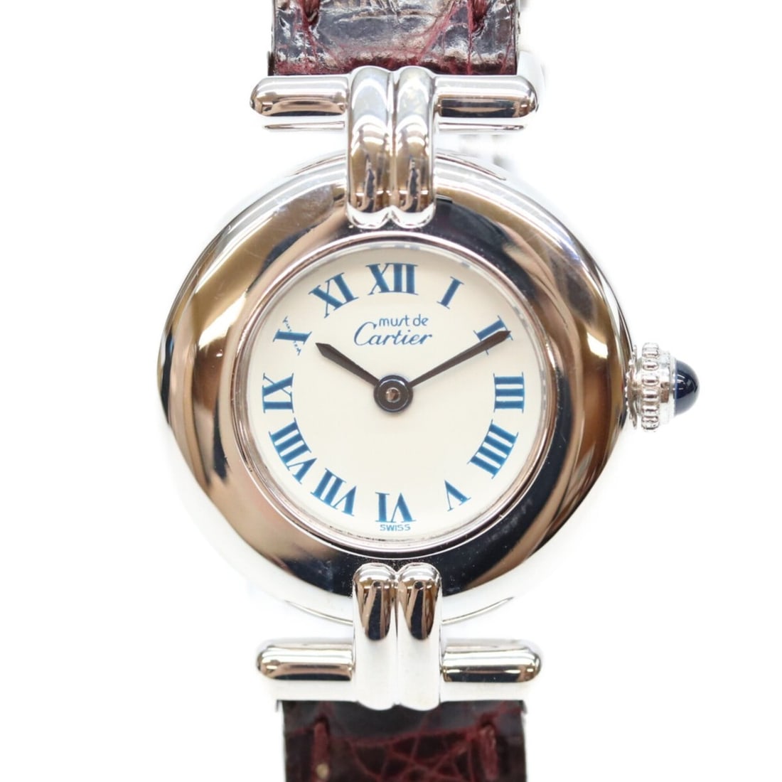 Cartier W1001665 925 Silver Must Colisée SM Quartz Watch, with White Dial, Ladies (1 of 10)