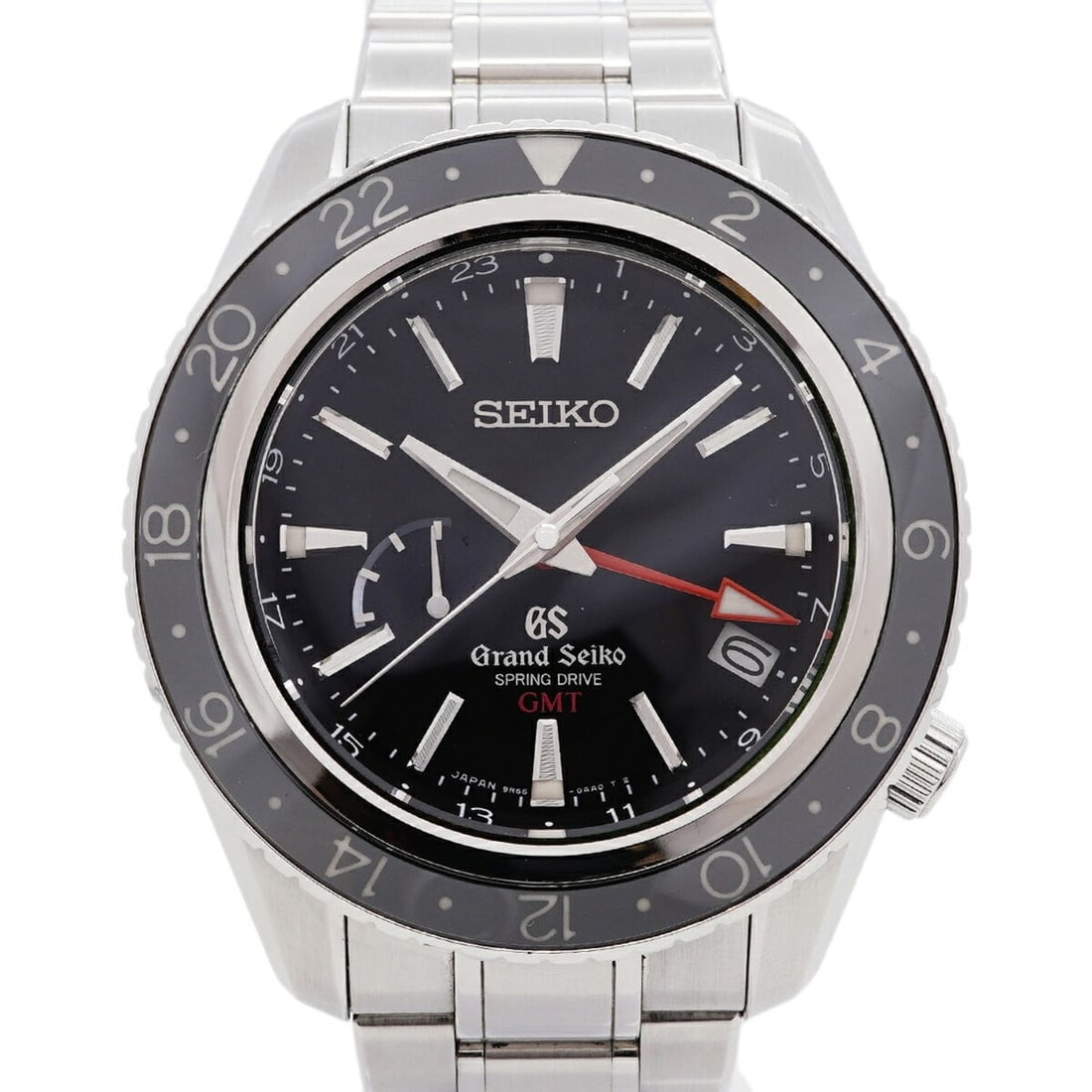 Seiko Grand GMT Power Reserve SBGE001 Black Dial Men's Watch: --- Catalog ---Category: SizeWrist Size: 16.5cm / 6.49''Case Diameter: 44mm / 1.73''Category: DesignType: WristwatchGender: MenColor (Dial): BlackMaterial (Band): Stainless steelCategory: GeneralMPN: 