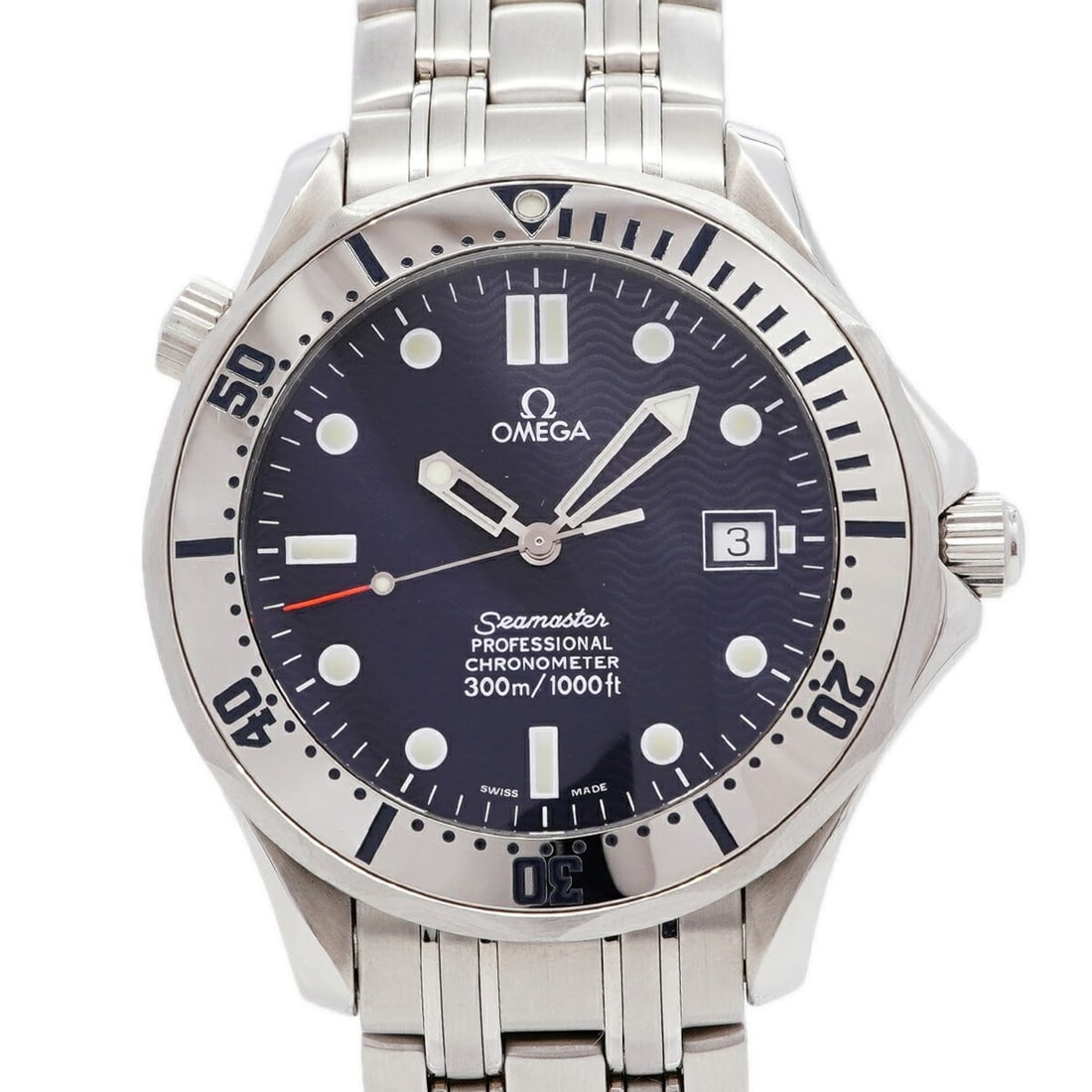 Omega Seamaster 300 Date 2532.8 Navy Dial Men's Watch: --- Catalog ---Category: SizeWrist Size: 17cm / 6.69''Case Diameter: 41mm / 1.61''Category: DesignType: WristwatchGender: MenColor (Dial): NavyMaterial (Band): Stainless steelCategory: GeneralMPN: 253