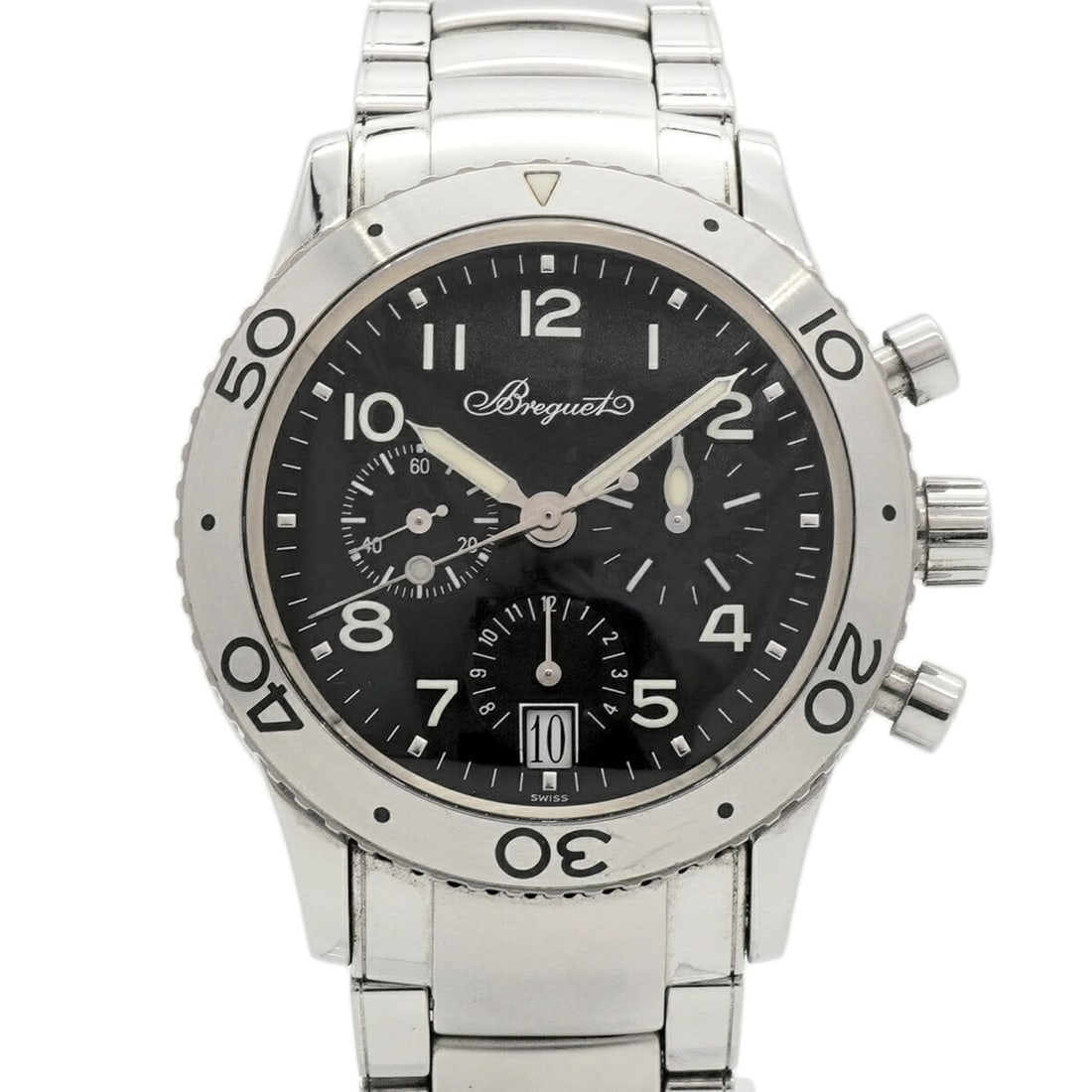 Breguet Type 20 Transatlantique 3820 Black Dial Men's Watch (1 of 10)