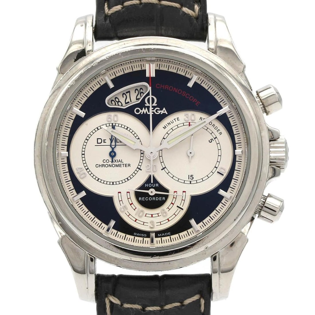 Omega De Ville Co-Axial Chronoscope 4850.50.31 Stainless Steel Automatic Watch (1 of 10)