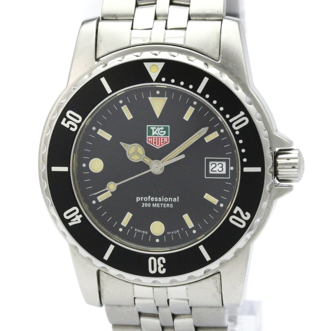 TAG HEUER 1500 Professional Stainless Steel Quartz Mens Watch WD1210: --- Catalog ---Category: SizeCase Diameter: 37mm / 1.46''Category: DesignType: WristwatchStyle: SportGender: MenColor (Dial): BlackMaterial (Band): Stainless steelMaterial (Case): Stainless steelCateg