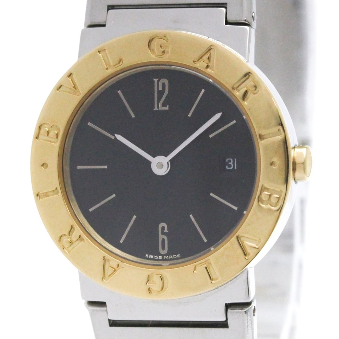 BVLGARI BVLGARI-BVLGARI 18K Gold Steel Ladies Watch BB26SGD Polished (1 of 15)