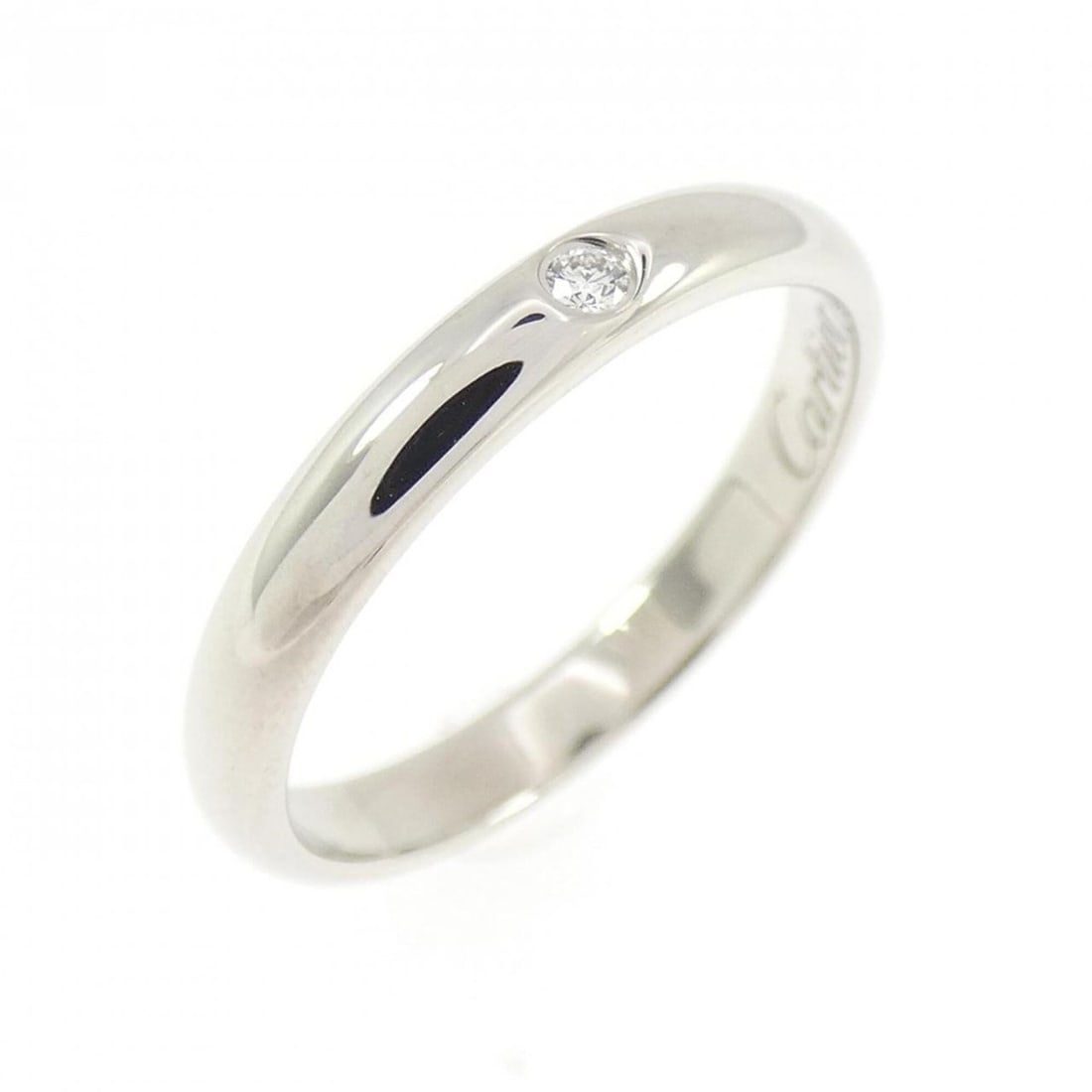 Cartier wedding ring: --- Catalog ---Category: SizeUS Size: 3.5Brand Size: 45Category: DesignType: Band ringGender: WomenMaterial: Platinum 950Category: GeneralBrand: Cartier--- Item List ---Section: ConditionRanking: