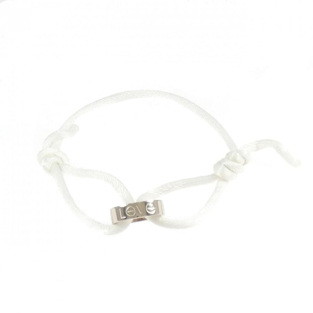 Cartier Love Bracelet Charity: --- Catalog ---Category: DesignType: Charm braceletGender: WomenMaterial: White gold (18K)Category: GeneralLine: LoveBrand: Cartier--- Item List ---Section: ConditionRanking: Rank B Used - Traces of u