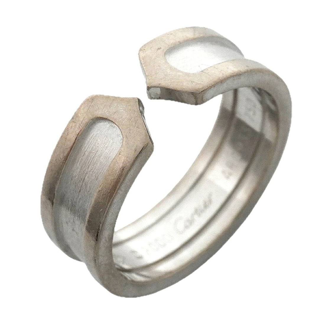 Cartier Ring C2 18KWG White Gold #56 Men's P3418340: --- Catalog ---Category: SizeUS Size: 8Brand Size: 56Category: DesignType: Band ringGender: MenMaterial: White gold (18K)Category: GeneralBrand: Cartier--- Item List ---Section: ConditionRanking: Rank