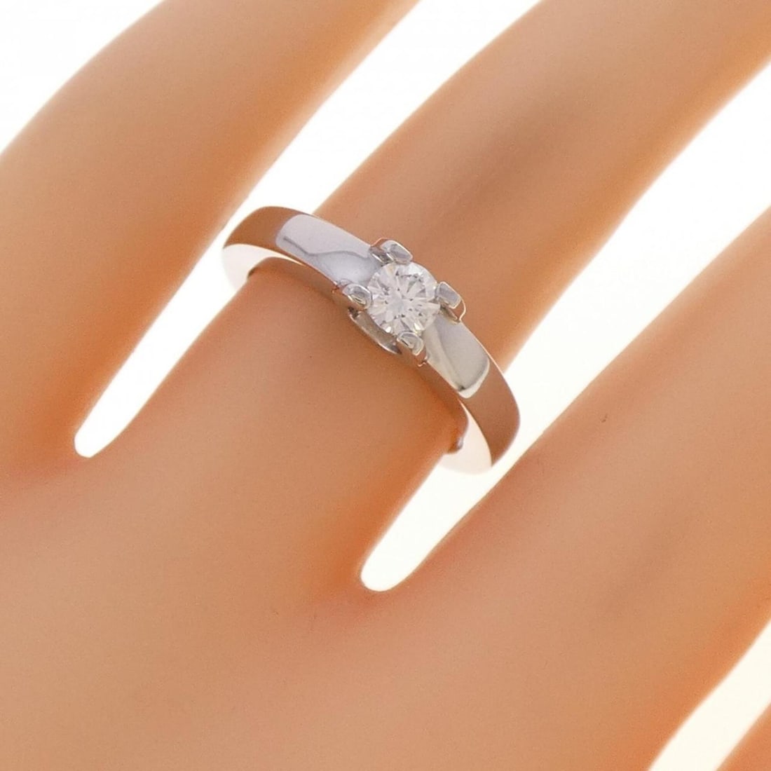 Cartier C-Setting Louis Ring 0.23CT E VS2 VG - 5
