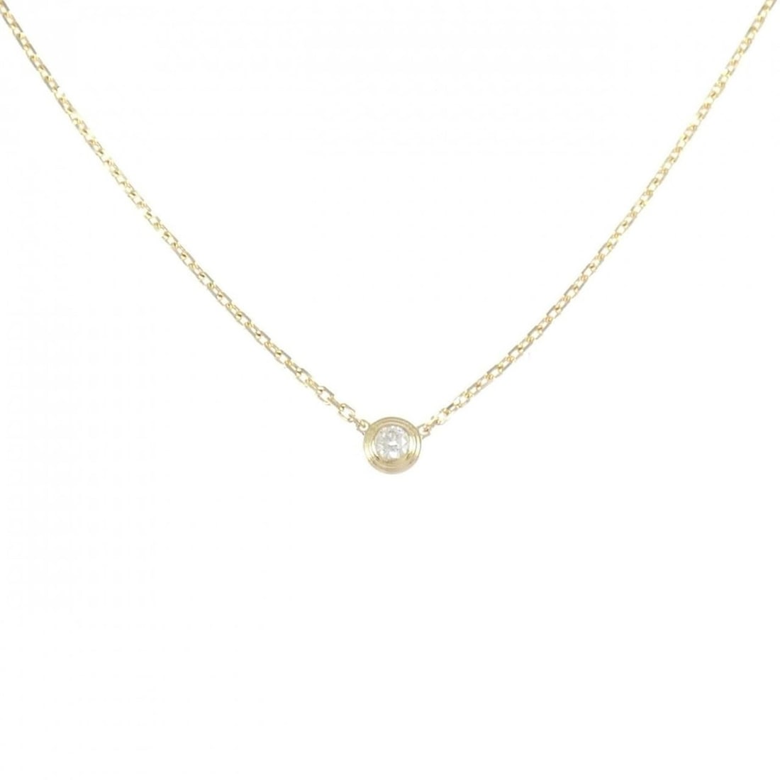 Cartier Damour Extra Small Necklace: --- Catalog ---Category: SizePendant Size: 3.7mm / 0.14''Neck Circumference: 38 cm - 41 cm / 14.96'' - 16.14''Category: DesignStone: DiamondGender: WomenMaterial: Yellow gold (18K)Necklace Type: