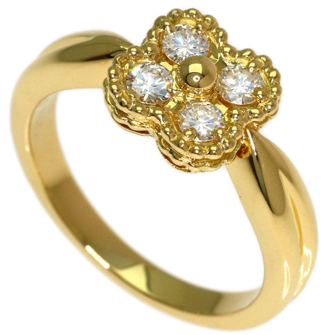 Van Cleef & Arpels Arno Diamond Ring, 18K Yellow Gold, Women's.: --- Catalog ---Category: SizeJP Size: 8.5US Size: 4.5Category: DesignType: Band ringStone: DiamondGender: WomenMaterial: Yellow gold (18K)Category: GeneralBrand: Van Cleef & Arpels--- Item List ---Sec